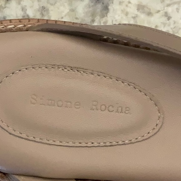 Simone Rocha Embellished Tan Sandals - Picture 4 of 5